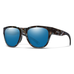 Smith Optics Rockaway Sky Tortoise Frame / Glass Blue Mirror Lens Polarised Sunglasses