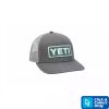 Hats Yeti Mid-Profile Badge Trucker Hat - Dark Gray / Aquifer Blue -Apparel Sales Yeti Mid Profile Badge Trucker Hat 12914.1655424954